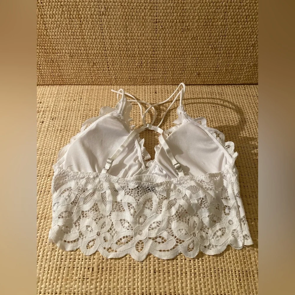Love Tree White Lace Bralette